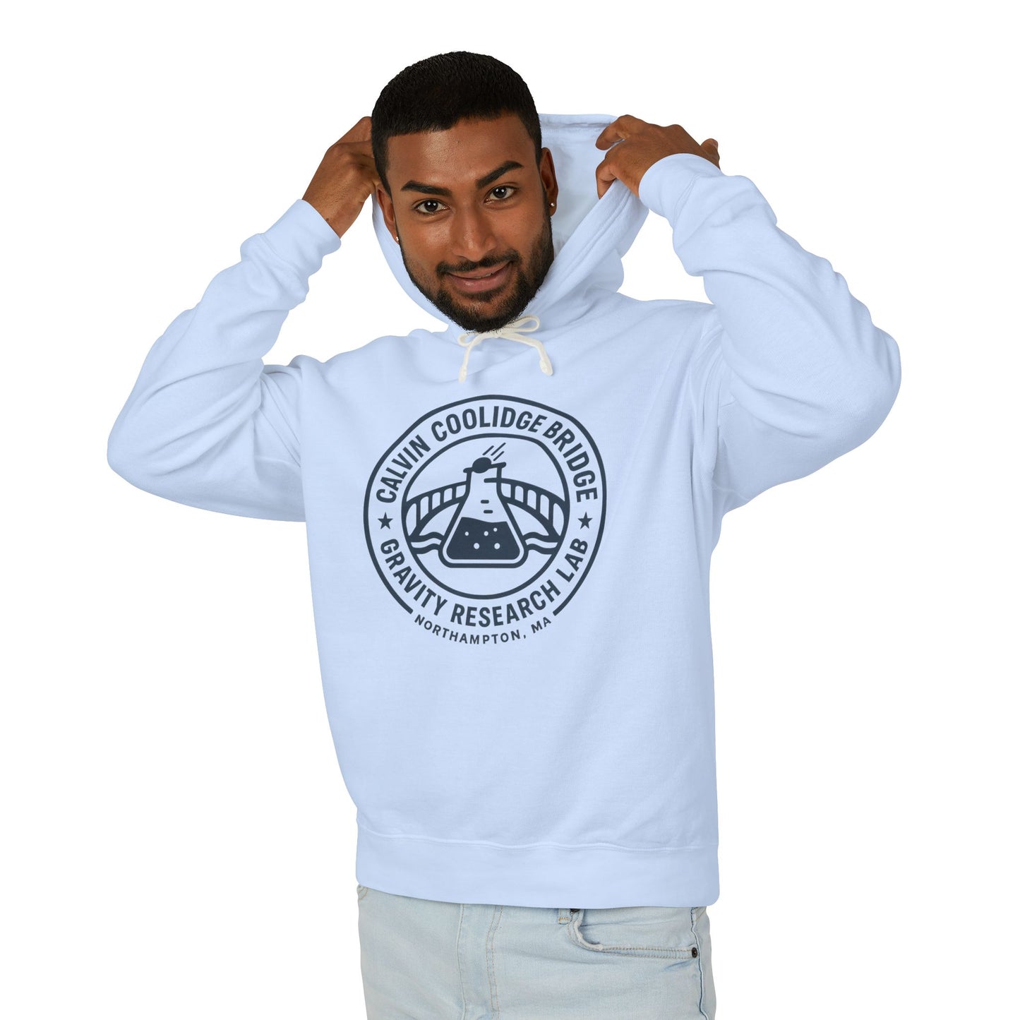 Gravity Research Lab Unisex Lightweight Hooded Sweatshirt, Science Gift, Casual Wear, College Sweatshirt, Unisex Hoodie
